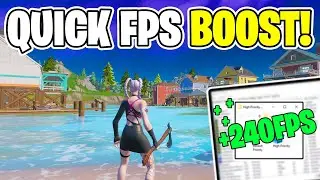 QUICK FPS BOOST! Increase the performance in fortnite season 3
