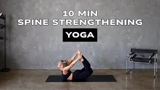 10 MIN SPINE STRENGTHENING // All levels Yoga // No Equipment // Yoga For Back Pain // Ash Keene