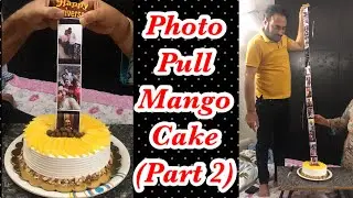 Photo Pull Mango Cake (Part 2) | Using the Photo Roll Box | Eggless Cake | Mango Cake | Quarantine