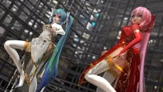 【MMD】チャイナドレスミク&ルカでワールズエンド・ダンスホール【60fps】