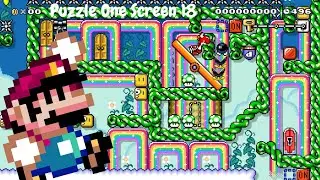 Puzzle One Screen 18 (Mario Maker 2) by MALIGUER Z