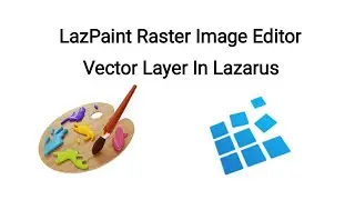 LazPaint Raster Image Editor & Vector Layer In Lazarus On Exagear Windows Emulator