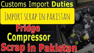 Scrap business in Pakistan | Import Scrap Compressor in Pakistan