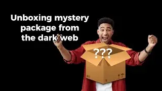 Unboxing mystery package from the dark web **insane**