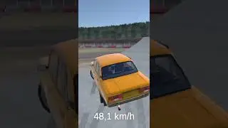 Дрифт с авариями в BeamKA под музыку #авария