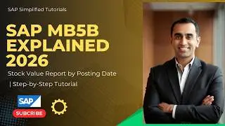 SAP MB5B Stock on Posting Date | Explained Step-by-Step | Stock Report Tutorial (MM/FI Beginners)