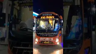 BIG BUS Volvo Multi-Axel 9600s Hyderabad To Madhurai 🙌✌️🔥😍👊🏼 #shorts #bigbus