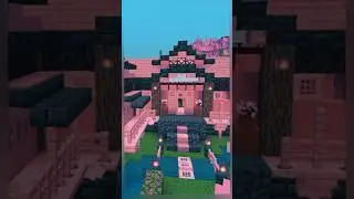 Minecraft 1.20 Cherry House . #shortsvideo  #shorts  #viralvideo