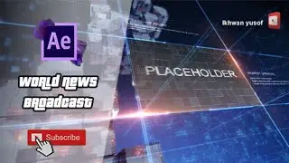 World News Complete Broadcast in After Effects | After Effect Tutorial - 100% Free Download (#008)