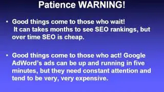 01 04 patience is a keyword
