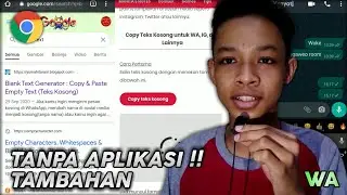 CARA MENGIRIM Chat KOSONG di WhatsApp tanpa Aplikasi TAMBAHAN‼️