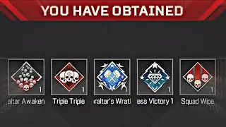 HOW TO GET ALL YOUR BADGES EASY (20Bomb, 4k Damage, …) - APEX LEGENDS MOBILE