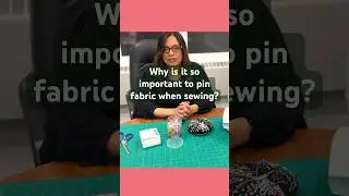 Why it is so important to pin fabric and when sewing? #sewing #sewinghacks #craft
