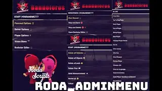 [Update] | Roda AdminMenu | ESX | Fivem