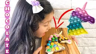 CHOCOLATE DE POP IT DE UNICÓRNIO