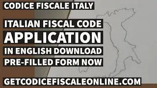 Italian Fiscal Code application in English - download now