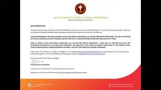 DISCLAIMER NOTICE