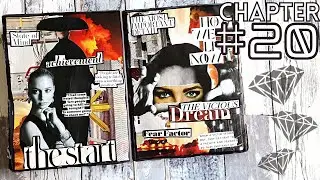 Vicious Dream:  Chapter 20 | Dark Dystopian Journal | Magazine Collage Art Journal