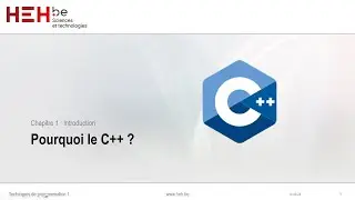 Chapitre 1.1 : Pourquoi apprendre le C++