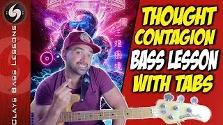 THOUGHT CONTAGION - Bass Lesson with TABS - MUSE