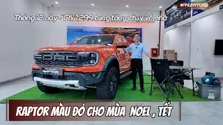 Raptor Màu Đỏ cho mùa Noel và Tết cùng khuyến mãi hấp dẫn
