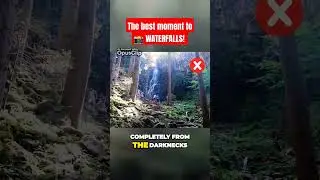 The perfect moment to 📸 WATERFALLS #shorts #photographytips