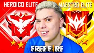 3 DÍAS PARA LLEGAR AL RANGO MAESTRO EN FREE FIRE 🔥 LEGENDARIO 🔥