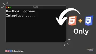 Create MacBook Screen Interface with HTML and CSS | Resizable Text Editor