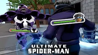 Что будет если за ВЕНОМА драться с Шокером в начале игры Ultimate Spider-Man ?!