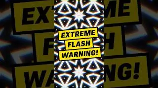 Psychedelic Strobe Light Party VJ Loop | EXTREME FLASH WARNING 