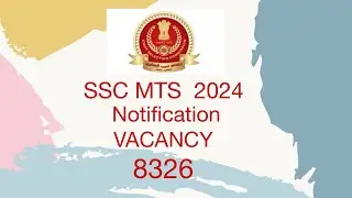 SSC MTS 2024 Notification