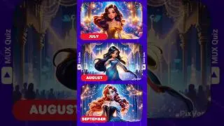 Choose your birthday month to see your disney princess ✨ 