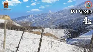 4k -23"C Beautiful landscape in winter in the River Bay | Chiroyli Manzara.@qishloqhayotiD.TGroup1997