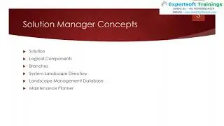 SAP Solman 7 2 Training | SAP Solution Manager 7.2 Training for USA UK Europe Cannada