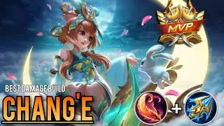 Chang'e MVP Gameplay. Mid Lane Best Build. #mlbb