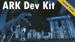 ARK Survival Evolved Dev Kit Sneak Peek |  Megalosaurus , Tek Tier, Ewok Building & More