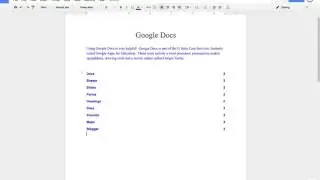 Adding Table of Contents to Google Docs