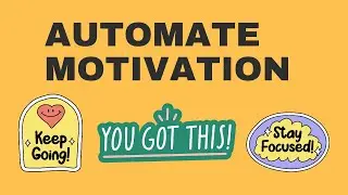 Automate Motivation | Python, APIs, Cron Scheduling, Bash Scripts