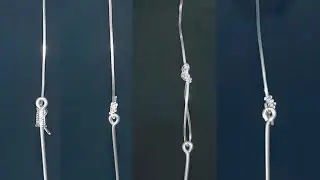 4 Cara Mudah Ikat Kail Pancing Berlubang || Bottom fishing