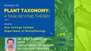 PLANT TAXONOMY: A Task Beyond Theory