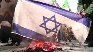 US, UK, Israeli flags burned in Iran amid anger over killing of top commander