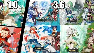 ✨TODOS LOS BANNERS DE GENSHIN IMPACT(PERSONAJES)✨1.0 a la 3.6