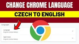 Change Chrome Language From Czech To English 2019 | How to Change Chrome language into English