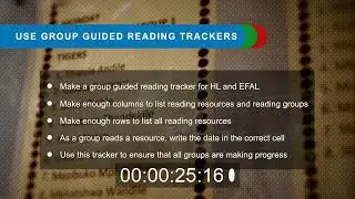 Group Guided Reading - Use Group Guided Reading Trackers