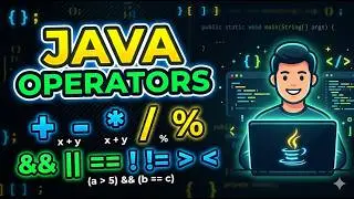 Operators in Java Explained in 2 minutes | All Types