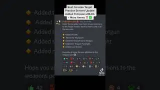 Rust Console- Target Practice Update 