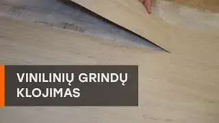Viniliniu grindu klojimas