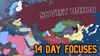 Soviet Union Has a Faster Focus Tree | HOI4 Timelapse