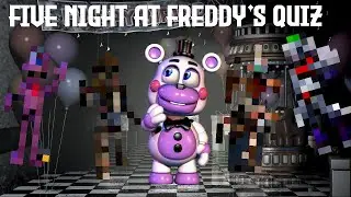 Can You Guess All 100+ FNAF Characters from Pixelated Images? Five Nights at Freddy's Quiz!!
