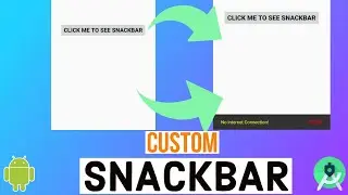 Material Snackbar in android|| How to show message on the bottom of screen -#17